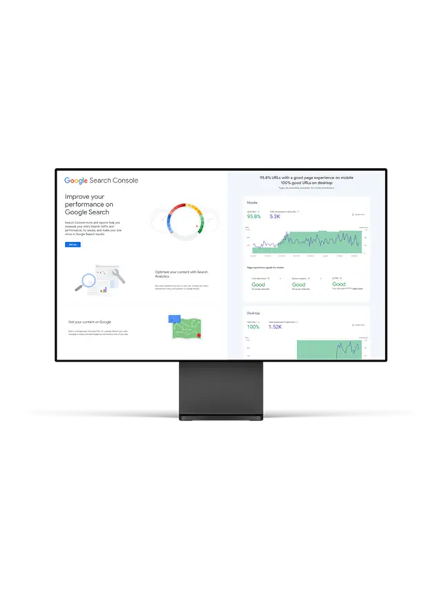 Phone mockup displaying Enterprise SEO